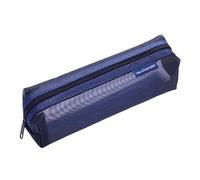 Estuche para lápices de Gran Capacidad, Estuche for lápices, Paquete de 4, Malla Transparente, 20 cm x 6, Multicolor(Deep Sea Blue (4))