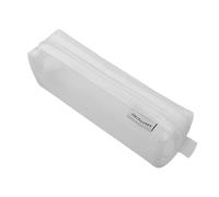 Estuche para lápices de Gran Capacidad, Estuche for lápices, Paquete de 4, Malla Transparente, 20 cm x 6, Multicolor(White (4))