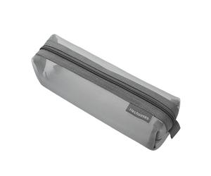 Estuche para lápices de Gran Capacidad, Estuche for lápices, Paquete de 4, Malla Transparente, 20 cm x 6, Multicolor(Gray (4))
