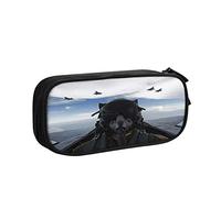 Estuche para lápices de gran capacidad, impresionante luchador piloto, bolsa de lápices de oficina, organizador de papelería para niñas y niños, color, 5.0cm*10.5cm*20.5cm, Estuche para lápices