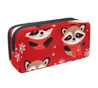 Estuche para lápices de gran capacidad, organizador de artículos de papelería, bolsa multifuncional para almacenamiento de suministros de oficina, flores de pavo real rosa, Multicolor 8,