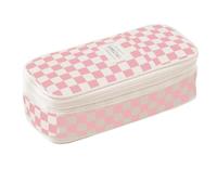 Estuche Para Lápices De Gran Capacidad - Organizador De Papelería Estético Con Doble Cremallera | Estuche De Con Múltiples Compartimentos | Para Estudiantes Universitarios, Niñas, Estudiantes, Su