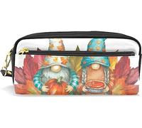 Estuche para lápices de gran capacidad para niñas y niños, bolsa de maquillaje tradicional de arce de otoño, bolsas de maquillaje con compartimento con cremallera, organizador escolar y bolsa de papelería