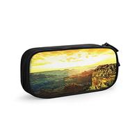 Estuche para lápices de paisaje, atardecer monumento Valley, gran capacidad, gran capacidad, soporte para bolígrafos, suministros escolares, papelería, organizador de almacenamiento, regalo para escuela secundaria, oficina, estudiante, niña, niño
