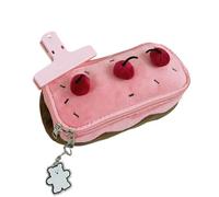 Estuche para lápices de pastel de frutas, gran capacidad, bolsa de maquillaje de viaje, para niños, estudiantes, mujeres, escuela, oficina, viajes, pastelería, a