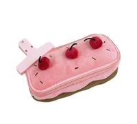 Estuche para lápices de pastel de frutas, gran capacidad, bolsa de maquillaje de viaje, para niños, estudiantes, mujeres, escuela, oficina, viajes, pastelería, b