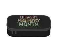 Estuche para lápices del mes de la historia negra 2022, bolsa de lápices de gran capacidad, bolsa de cosméticos pequeña para mujeres y hombres, color, 5.0cm*10.5cm*20.5cm, Estuche para lápices