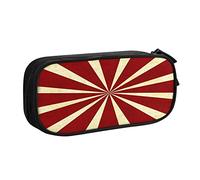 Estuche para lápices, diseño de estrella roja circo, Navidad, gran capacidad, estuche organizador de escritorio, estuches para niños y niñas, color, 5.0cm*10.5cm*20.5cm, Estuche para lápices