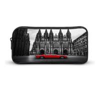 Estuche para lápices, diseño de la catedral de Colonia, bolsa para cosméticos, organizador para viajes y oficina