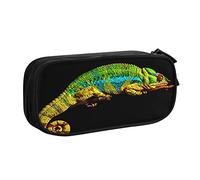 Estuche para lápices durmiendo macho camaleón animal gran capacidad bolsa para lápices bolsa de lápices organizador de escritorio para niños niñas escuela estudiantes suministros de oficina, #79,