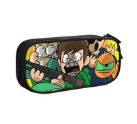Estuche para lápices Edds-world con cremallera, estuche para bolígrafos de gran capacidad, estuche organizador para guardar artículos de papelería, estuche para maquillaje, estuche para oficina, mater
