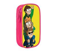 Estuche para lápices Edds-world con cremallera, estuche para bolígrafos de gran capacidad, estuche organizador para guardar artículos de papelería, estuche para maquillaje, estuche para oficina, mater