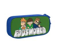 Estuche para lápices Edds-world con cremallera, estuche para bolígrafos de gran capacidad, estuche organizador para guardar artículos de papelería, estuche para maquillaje, estuche para oficina, mater