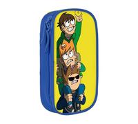 Estuche para lápices Edds-world con cremallera, estuche para bolígrafos de gran capacidad, estuche organizador para guardar artículos de papelería, estuche para maquillaje, estuche para oficina, mater