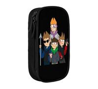 Estuche para lápices Edds-world con cremallera, estuche para bolígrafos de gran capacidad, estuche organizador para guardar artículos de papelería, estuche para maquillaje, estuche para oficina, mater
