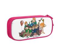Estuche para lápices Edds-world con cremallera, estuche para bolígrafos de gran capacidad, estuche organizador para guardar artículos de papelería, estuche para maquillaje, estuche para oficina, mater