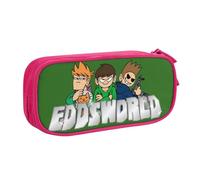 Estuche para lápices Edds-world con cremallera, estuche para bolígrafos de gran capacidad, estuche organizador para guardar artículos de papelería, estuche para maquillaje, estuche para oficina, mater