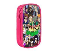 Estuche para lápices Edds-world con cremallera, estuche para bolígrafos de gran capacidad, estuche organizador para guardar artículos de papelería, estuche para maquillaje, estuche para oficina, mater