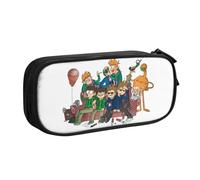 Estuche para lápices Edds-world con cremallera, estuche para bolígrafos de gran capacidad, estuche organizador para guardar artículos de papelería, estuche para maquillaje, estuche para oficina, mater