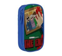Estuche para lápices Edds-world con cremallera, estuche para bolígrafos de gran capacidad, estuche organizador para guardar artículos de papelería, estuche para maquillaje, estuche para oficina, mater