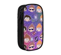 Estuche para lápices Edds-world con cremallera, estuche para bolígrafos de gran capacidad, estuche organizador para guardar artículos de papelería, estuche para maquillaje, estuche para oficina, mater