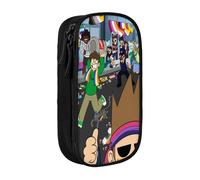 Estuche para lápices Edds-world con cremallera, estuche para bolígrafos de gran capacidad, estuche organizador para guardar artículos de papelería, estuche para maquillaje, estuche para oficina, mater