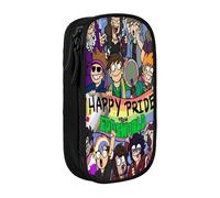 Estuche para lápices Edds-world con cremallera, estuche para bolígrafos de gran capacidad, estuche organizador para guardar artículos de papelería, estuche para maquillaje, estuche para oficina, mater