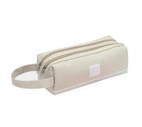 Estuche para lápices en para estudiantes, bolsa para bolígrafos de gran capacidad, compartimentos grandes, bolsa de almacenamiento de cosméticos de viaje, caja para bolígrafos con