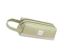 Estuche para lápices en para estudiantes, bolsa para bolígrafos de gran capacidad, compartimentos grandes, bolsa de almacenamiento de cosméticos de viaje, caja para bolígrafos con