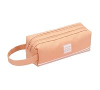 Estuche para lápices en para estudiantes, bolsa para bolígrafos de gran capacidad, compartimentos grandes, bolsa de almacenamiento de cosméticos de viaje, caja para bolígrafos con