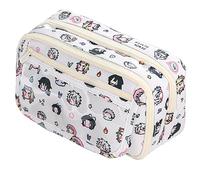 Estuche para lápices específico para estudiantes de gran capacidad para niñas, Extinción de fantasmas, Large Capacity, Bonito diseño de oso de dibujos animados con acento de calabaza