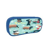 Estuche para lápices, estuche para bolígrafos, perritos calientes y limonada, estuche para lápices de gran capacidad, organizador de bolígrafos, estuche para lápices, escuela universitaria para niño