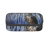 Estuche para lápices, Estuche para lápices Impreso de Gran Capacidad, Estuche para lápices, Estuche para lápices para Oficina y Escuela.Búho Sentado Cerca de un árbol