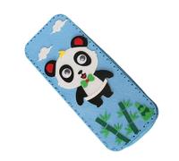 Estuche para lápices hecho a mano para costura de dibujos animados de animales para manualidades juguetes para el aula actividades hecho a mano estuche cosido, Panda gigante