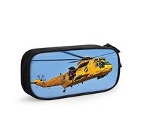 Estuche para lápices, helicóptero de rescate Sea King, gran capacidad, soporte para bolígrafos, suministros escolares, organizador de almacenamiento de papelería para oficina, estudiantes, niñas y niños