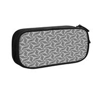 Estuche para lápices hexagonal de geometría moderna de gran capacidad, organizador de escritorio, estuches para niños y niñas estudiantes