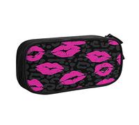 Estuche para lápices Kiss Lips de gran capacidad, organizador de escritorio, estuches para niños y niñas estudiantes