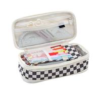 Estuche para lápices, organizador de lápices - Organizador de de almacenamiento expandible con cremalleras dobles para suministros escolares dibujo de manualidades para niños y niñas, y