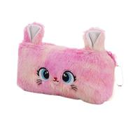 Estuche para lápices, organizador de papelería con diseño de gato, para suministros de artistas, 20 x 10 cm, Rosa, M, 32 x 32 cm