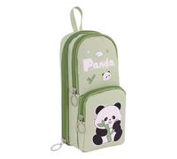 Estuche para lápices Panda - Estuche para bolígrafos Capybara Cute de 6 capas de gran capacidad | Organizador de bolígrafos de 6 capas con diseño animal estético, repelente a la suciedad, resistente a