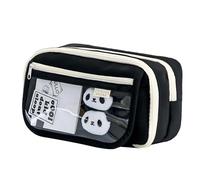 Estuche para lápices Panda, estuche para lápices Capybara, bonito estuche para lápices, bolsa de papelería de gran capacidad, bolsa de almacenamiento para bolígrafos, caja organizadora de lápices con