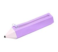 Estuche para lápices para estudiantes, estuche de silicona para lápices, bolsa de almacenamiento de lápices de silicona para estudiantes de universidad, escuela secundaria y secundaria, Purple, Refer