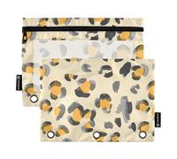 Estuche para lápices para niños con ventana transparente Mtqzntq0ote0rzrts2cyng5kt3z4 (1) Estuche de tela en varios colores, estuche de 3 anillos para escuela, oficina y hogar, multicolor, 2 unidades