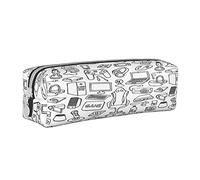 Estuche para lápices para niños y niñas, caja de lápices de ciudad urbana de calle aérea, gran capacidad, soporte para rotuladores, organizador de papelería, escuela, oficina, para adolescentes,