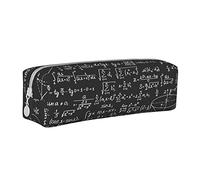 Estuche para lápices para niños y niñas, con fórmulas matemáticas matemáticas, caja de lápices de gran capacidad, organizador de papelería, escuela, oficina, para adolescentes, adultos, estudiantes,