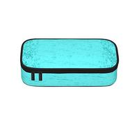 Estuche para lápices para niños y niñas de gran capacidad, color verde azulado, para suministros escolares y de oficina, azul turquesa, One Si, color, 5.0cm*10.5cm*20.5cm, Estuche para lápices