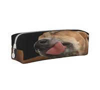 Estuche para lápices para niños y niñas, divertido estuche de lápices de perro galgo de gran capacidad, soporte para marcadores de bolígrafos, bolsa organizadora de papelería SCH, color, 5.0cm*10.5cm*20.5cm, Estuche para lápices