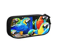 Estuche para lápices Parrots is Bird Green de gran capacidad, organizador de escritorio, estuches para niños y niñas estudiantes