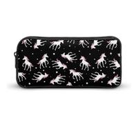 Estuche para lápices Pegasus Unicornio, bolsa de papelería estética grande