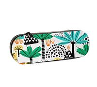 Estuche para lápices, Planta alta de árbol verde para todas las estaciones, Estuche de cuero para lápices, bolso para bolígrafos, oficina, escuela, caja de joyería, caja para brochas de maquillaje